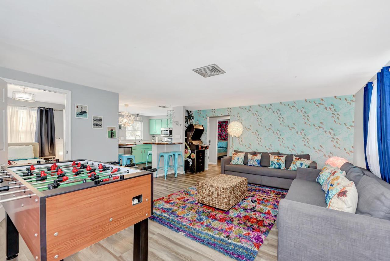 Mermaid House With Pool Jacuzzi Steps To Siesta Key Beach 사라소타 외부 사진