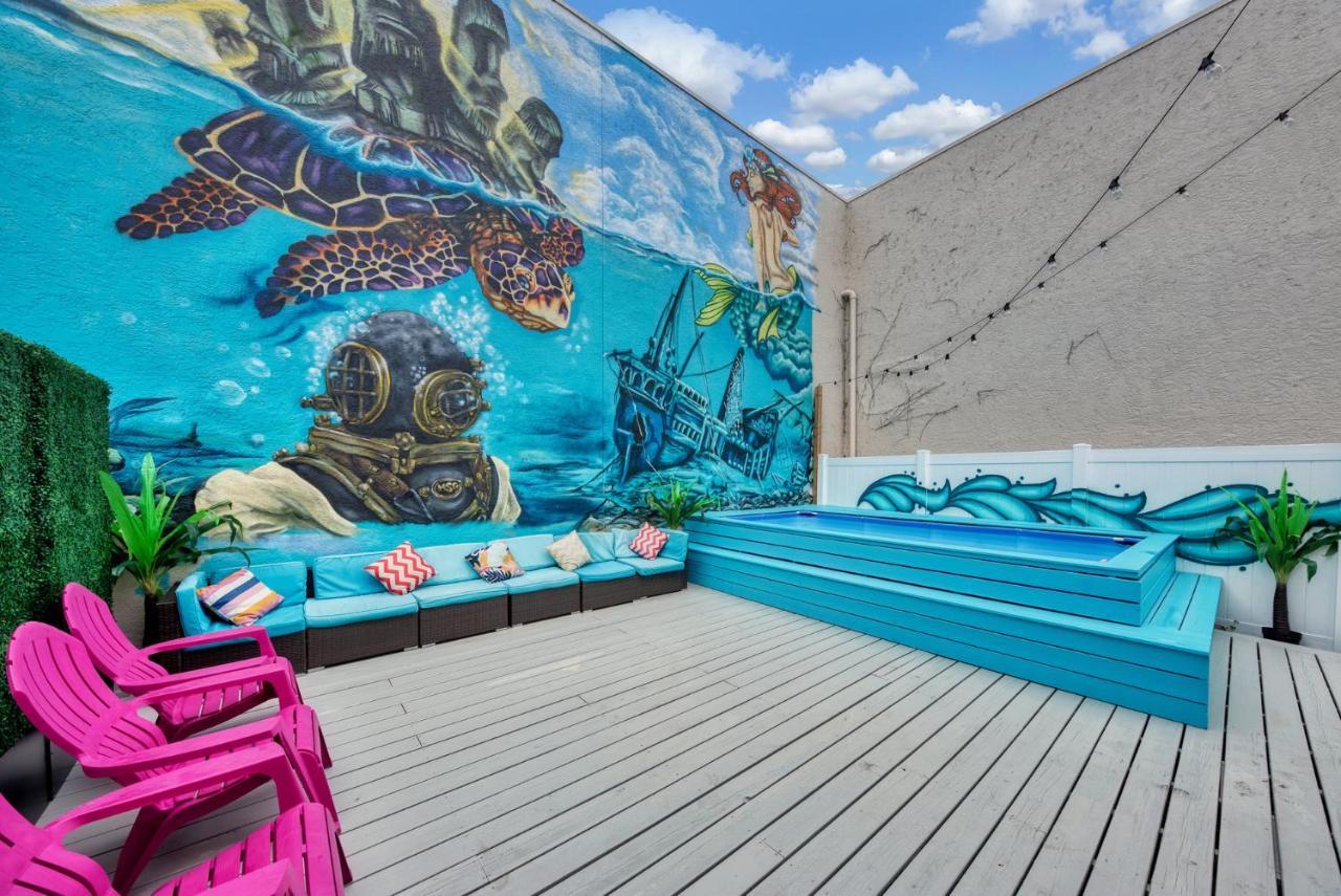 Mermaid House With Pool Jacuzzi Steps To Siesta Key Beach 사라소타 외부 사진